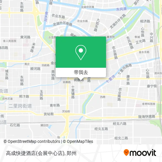 高成快捷酒店(会展中心店)地图