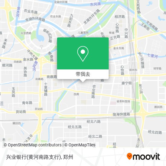 兴业银行(黄河南路支行)地图