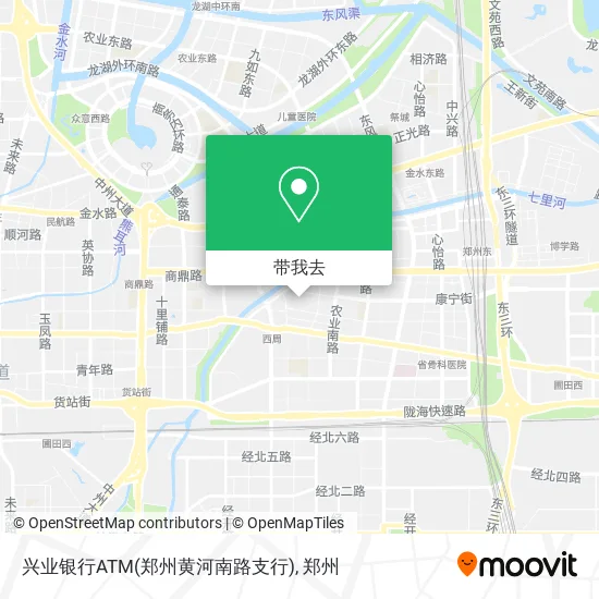 兴业银行ATM(郑州黄河南路支行)地图