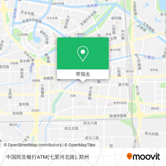 中国民生银行ATM(七里河北路)地图