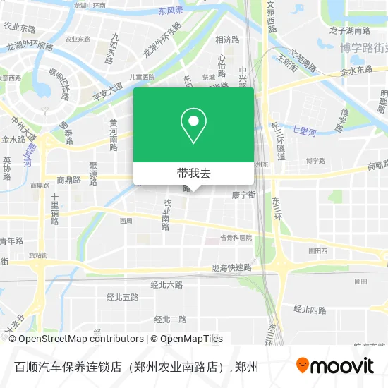 百顺汽车保养连锁店（郑州农业南路店）地图