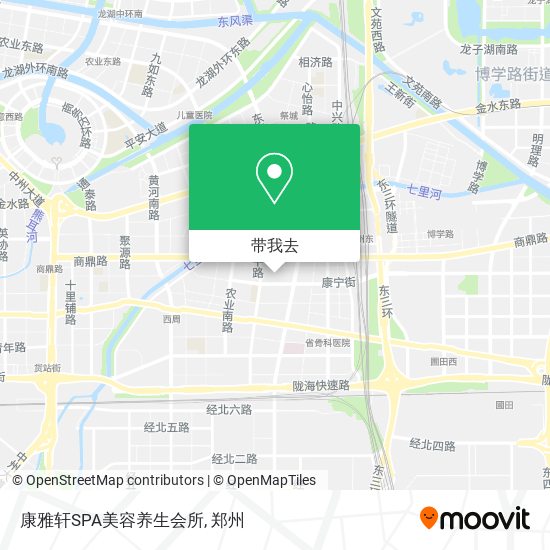 康雅轩SPA美容养生会所地图