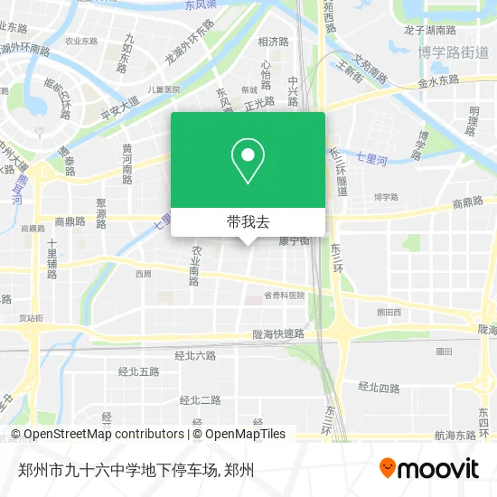 郑州市九十六中学地下停车场地图