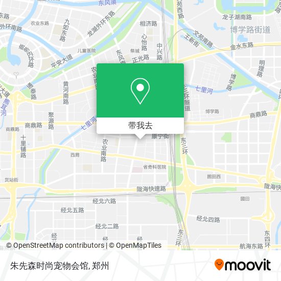 朱先森时尚宠物会馆地图