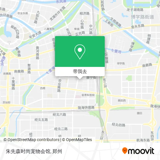 朱先森时尚宠物会馆地图