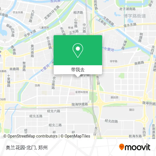 奥兰花园-北门地图