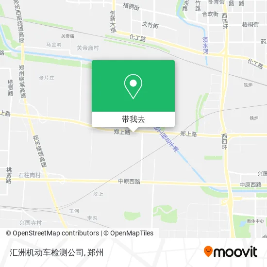 汇洲机动车检测公司地图