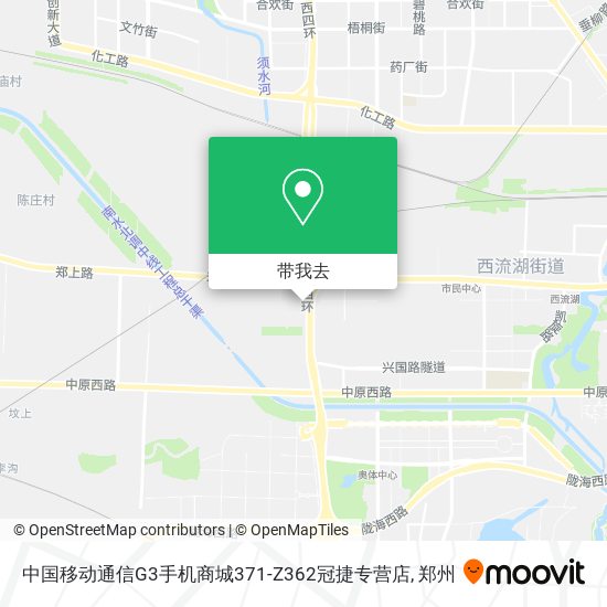 中国移动通信G3手机商城371-Z362冠捷专营店地图