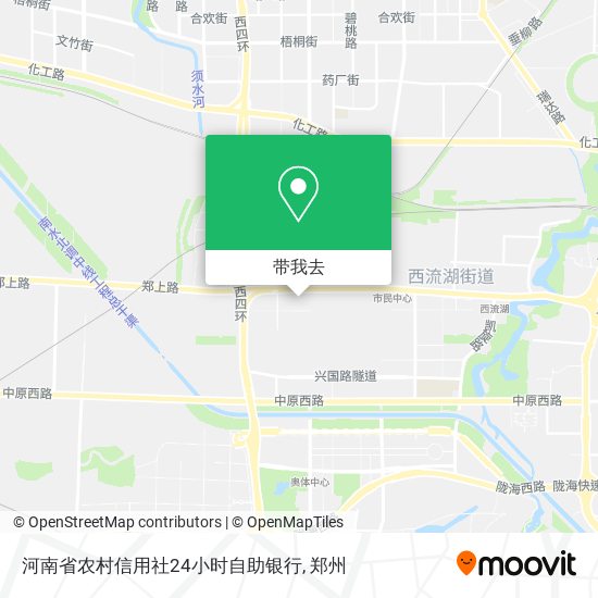 河南省农村信用社24小时自助银行地图