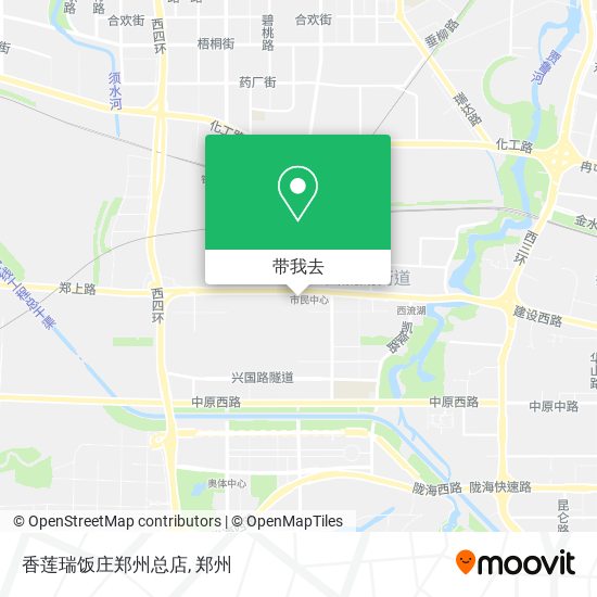 香莲瑞饭庄郑州总店地图