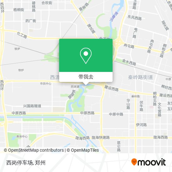 西岗停车场地图