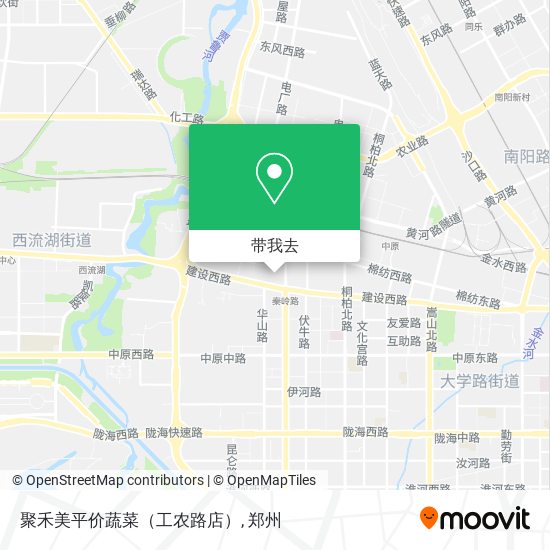 聚禾美平价蔬菜（工农路店）地图