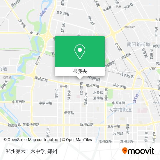 郑州第六十六中学地图