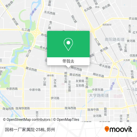 国棉一厂家属院-25栋地图