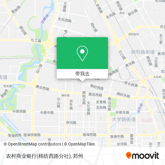 农村商业银行(棉纺西路分社)地图