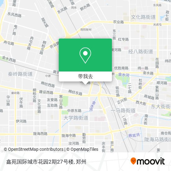 鑫苑国际城市花园2期27号楼地图