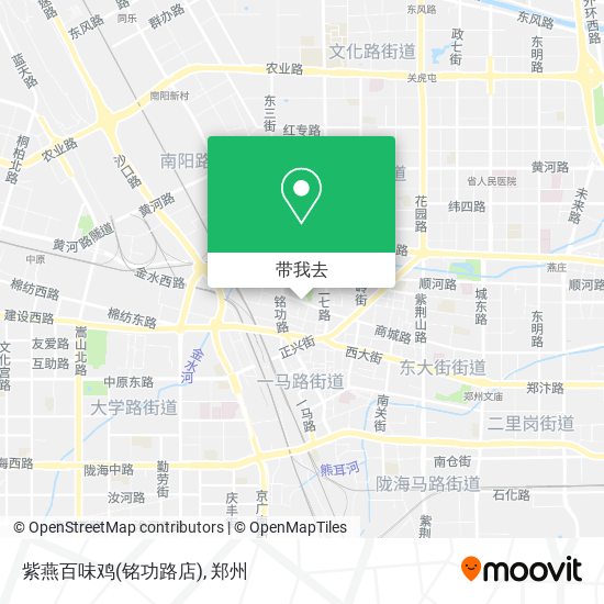 紫燕百味鸡(铭功路店)地图