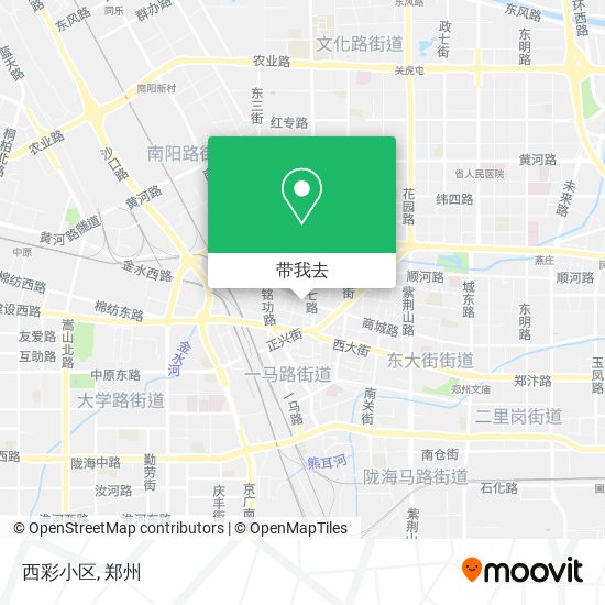 西彩小区地图