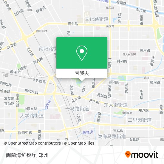 闽商海鲜餐厅地图