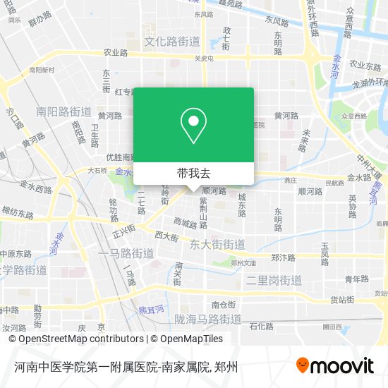 河南中医学院第一附属医院-南家属院地图