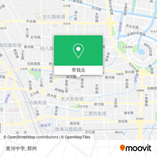 黄河中学地图