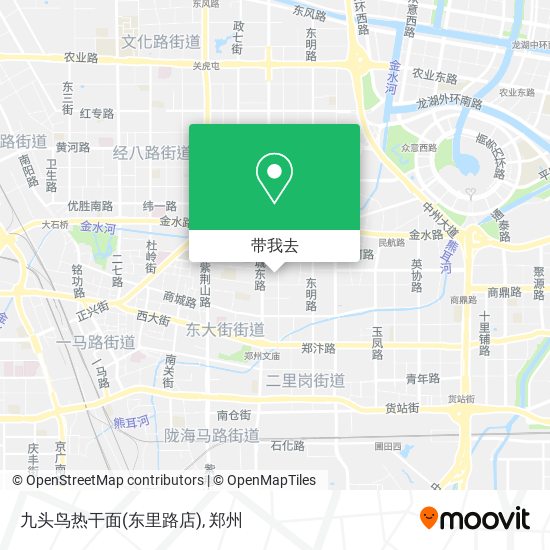 九头鸟热干面(东里路店)地图