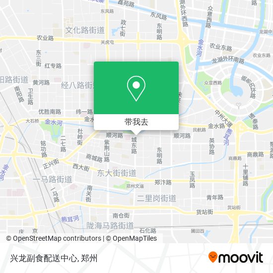 兴龙副食配送中心地图