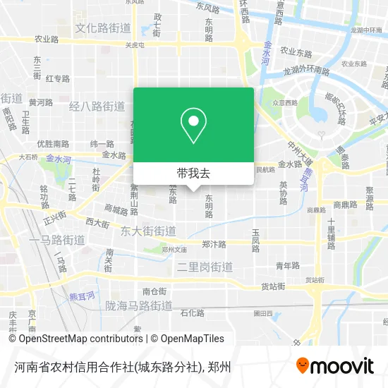 河南省农村信用合作社(城东路分社)地图