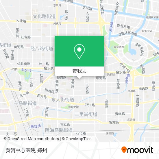 黄河中心医院地图