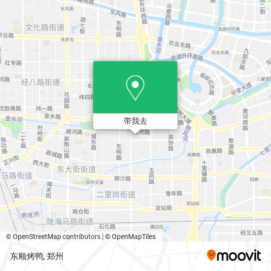 东顺烤鸭地图