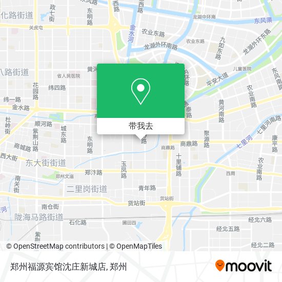 郑州福源宾馆沈庄新城店地图