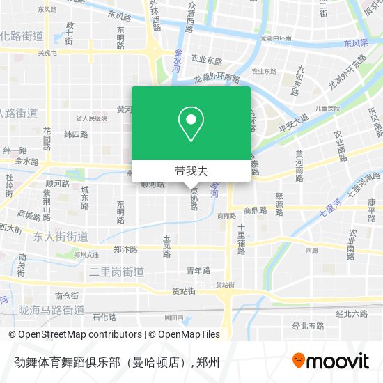 劲舞体育舞蹈俱乐部（曼哈顿店）地图