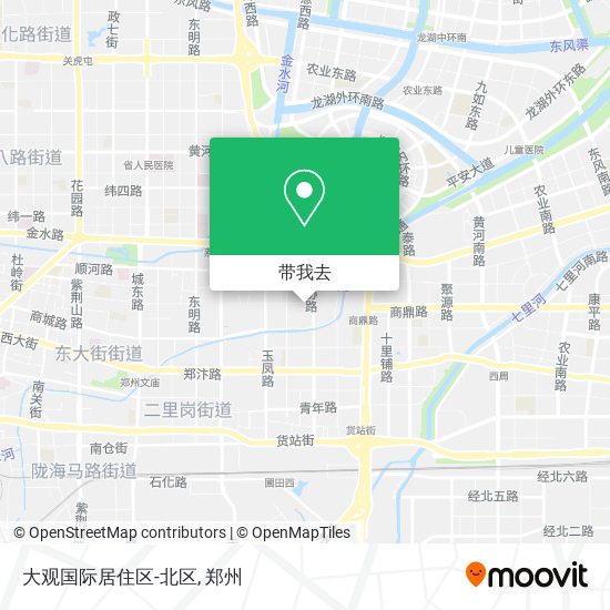 大观国际居住区-北区地图