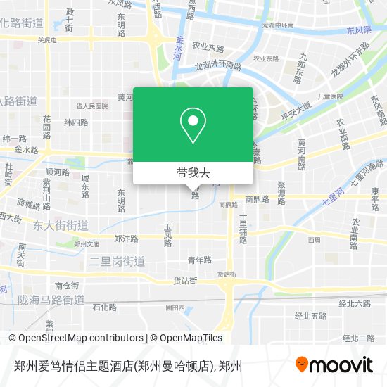 郑州爱笃情侣主题酒店(郑州曼哈顿店)地图