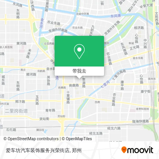 爱车坊汽车装饰服务兴荣街店地图