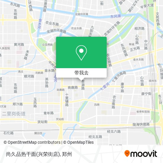 尚久品热干面(兴荣街店)地图