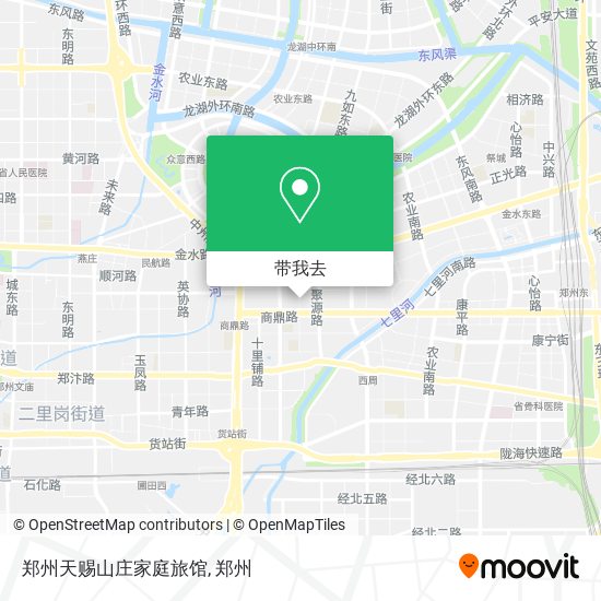 郑州天赐山庄家庭旅馆地图