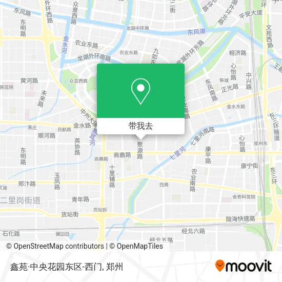 鑫苑·中央花园东区-西门地图
