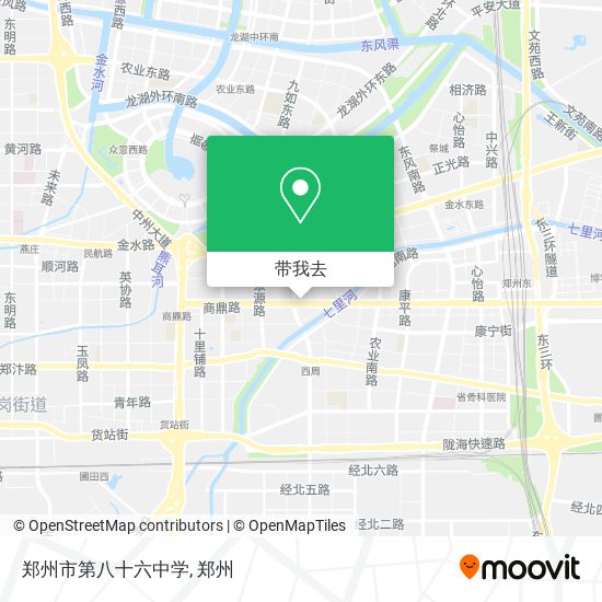 郑州市第八十六中学地图