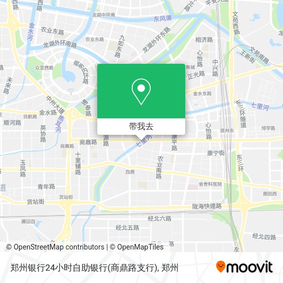 郑州银行24小时自助银行(商鼎路支行)地图