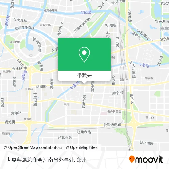 世界客属总商会河南省办事处地图