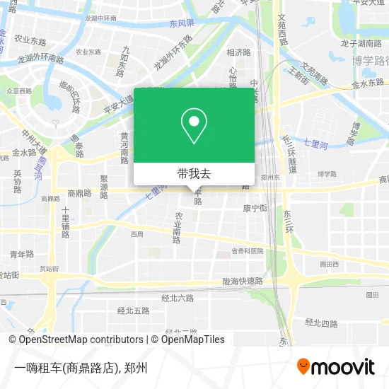一嗨租车(商鼎路店)地图