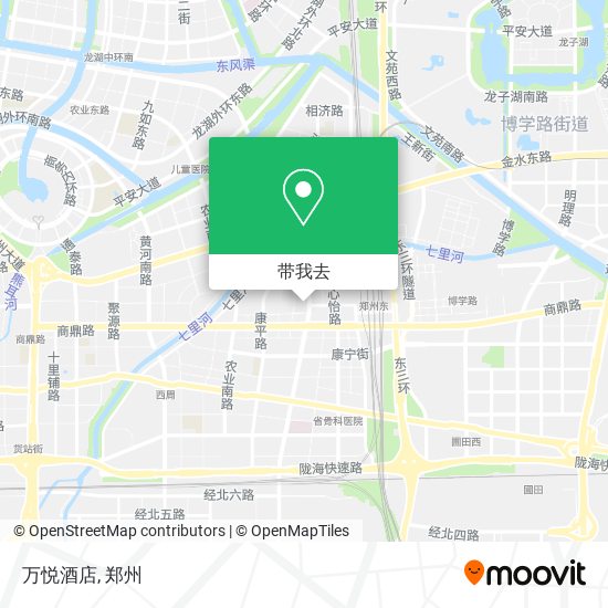 万悦酒店地图