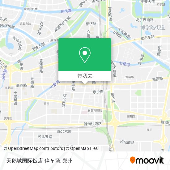天鹅城国际饭店-停车场地图