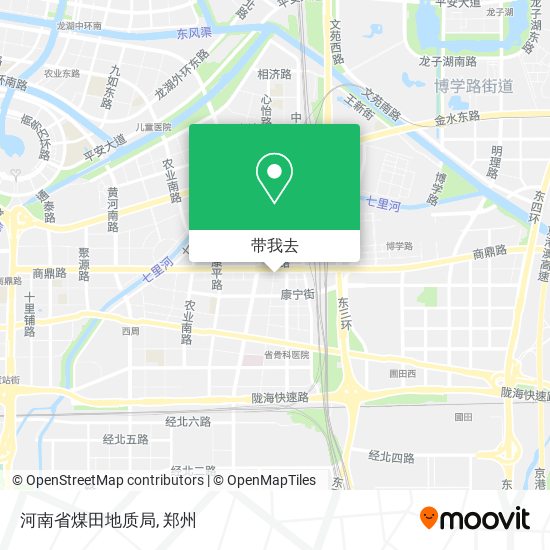 河南省煤田地质局地图