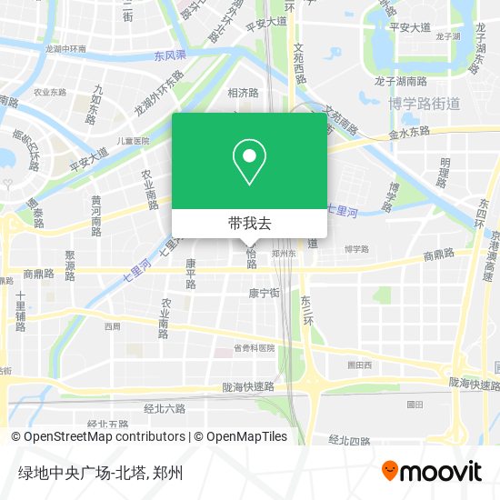 绿地中央广场-北塔地图