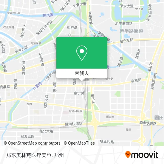 郑东美林苑医疗美容地图