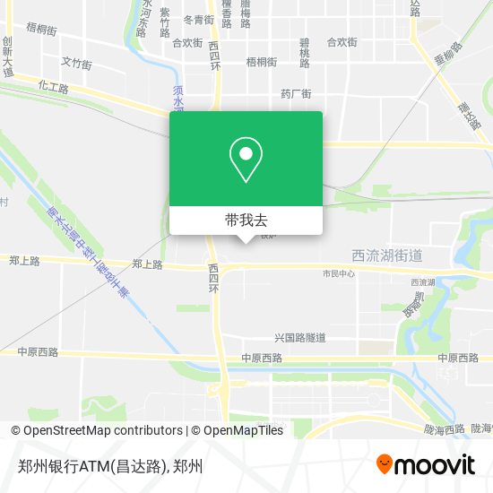 郑州银行ATM(昌达路)地图