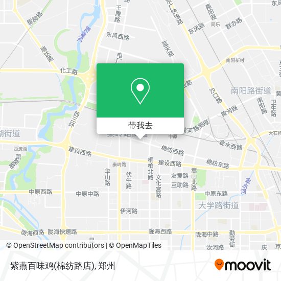 紫燕百味鸡(棉纺路店)地图