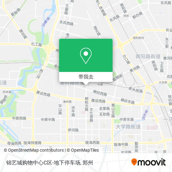 锦艺城购物中心C区-地下停车场地图
